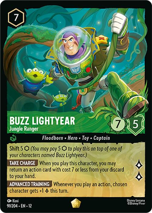 Buzz Lightyear - Jungle Ranger (91/204) [Wilds Unknown] | Clutch Gaming