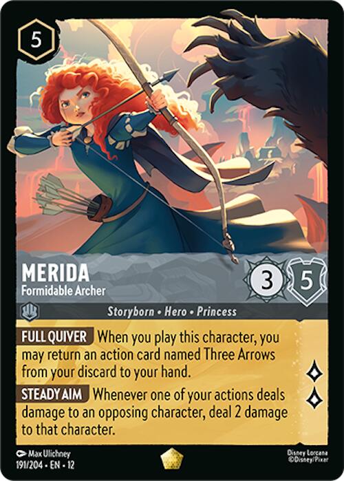 Merida - Formidable Archer (191/204) [Wilds Unknown] | Clutch Gaming