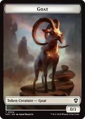 Goat // Fungus Beast Double-Sided Token [Secrets of Strixhaven Commander Tokens] | Clutch Gaming