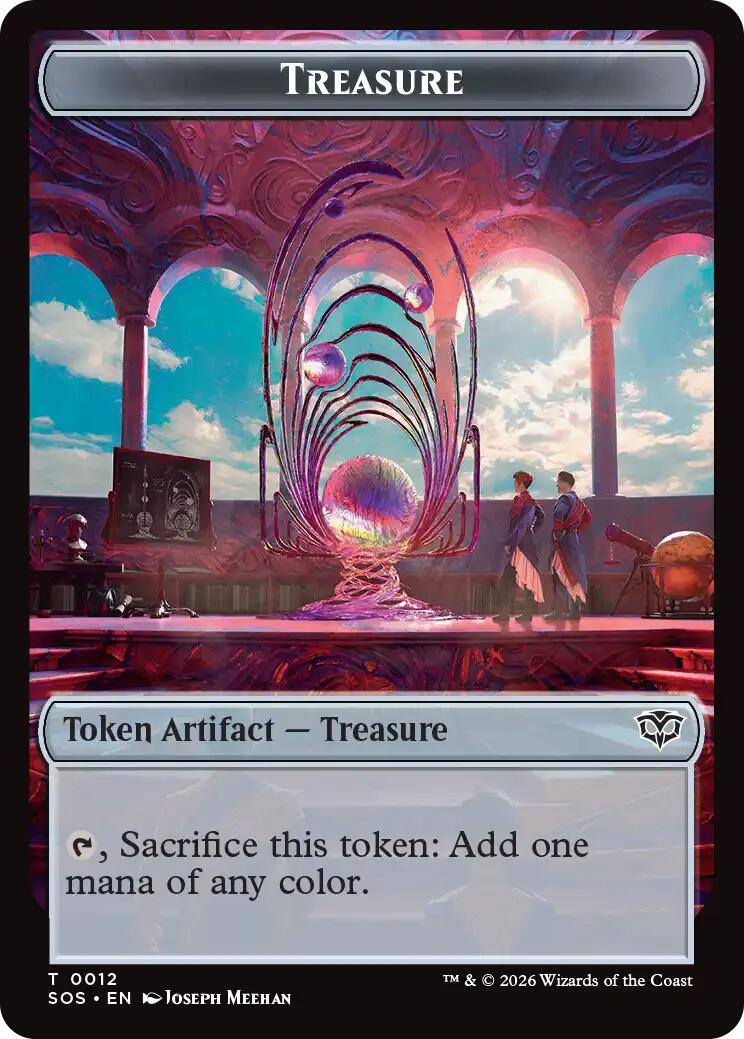 Phyrexian Germ // Treasure Double-Sided Token [Secrets of Strixhaven Commander Tokens] | Clutch Gaming