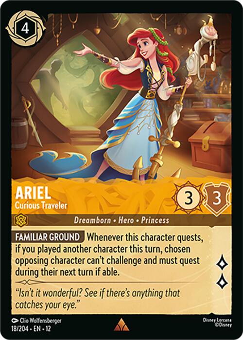 Ariel - Curious Traveler (18/204) [Wilds Unknown] | Clutch Gaming
