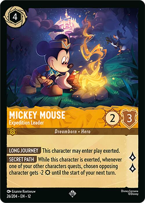 Mickey Mouse - Expedition Leader (26/204) [Wilds Unknown] | Clutch Gaming