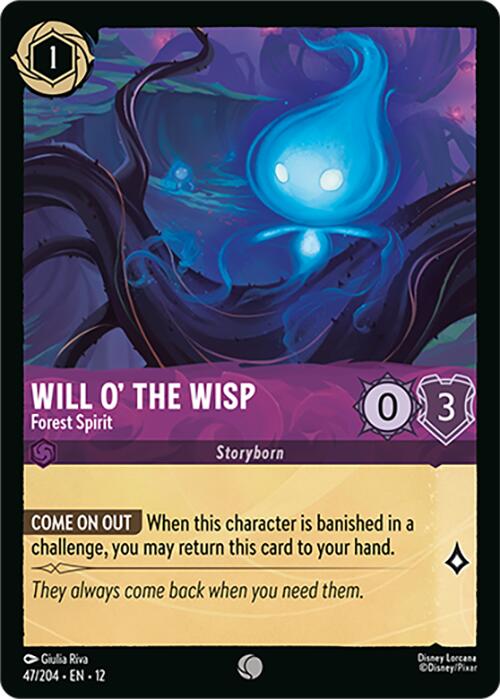 Will o' the Wisp - Forest Spirit (47/204) [Wilds Unknown] | Clutch Gaming