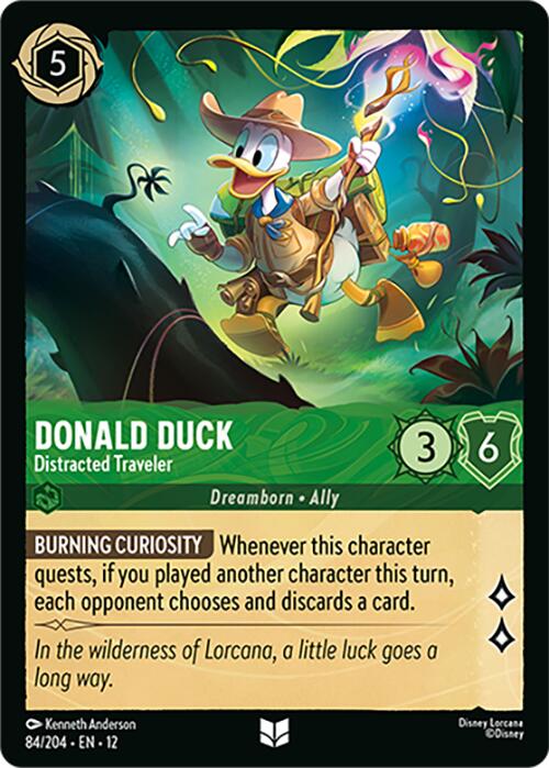 Donald Duck - Distracted Traveler (84/204) [Wilds Unknown] | Clutch Gaming
