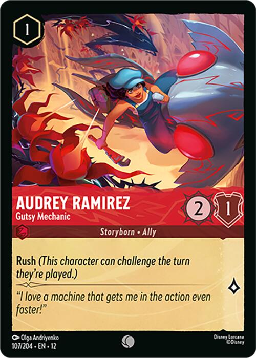 Audrey Ramirez - Gutsy Mechanic (107/204) [Wilds Unknown] | Clutch Gaming