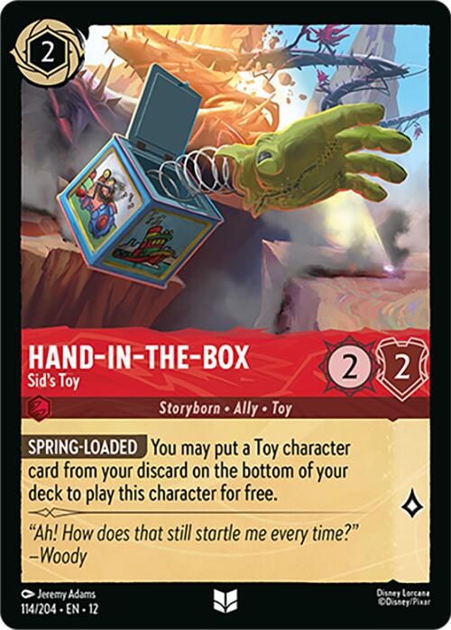 Hand-in-the-Box - Sid's Toy (114/204) [Wilds Unknown] | Clutch Gaming