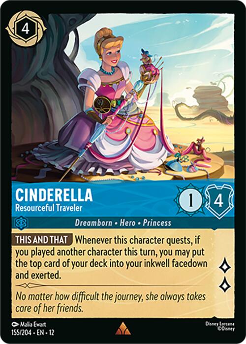 Cinderella - Resourceful Traveler (155/204) [Wilds Unknown] | Clutch Gaming