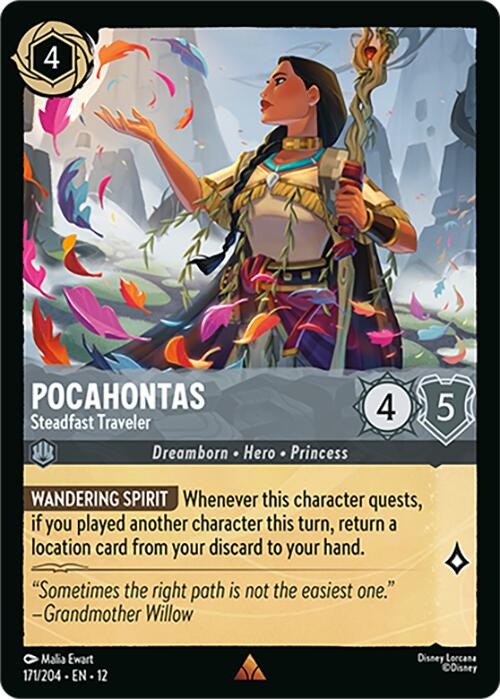 Pocahontas - Steadfast Traveler (171/204) [Wilds Unknown] | Clutch Gaming