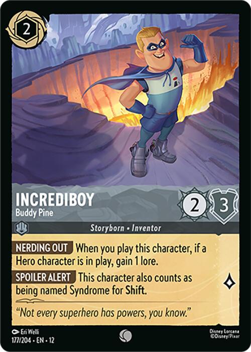 Incrediboy - Buddy Pine (177/204) [Wilds Unknown] | Clutch Gaming