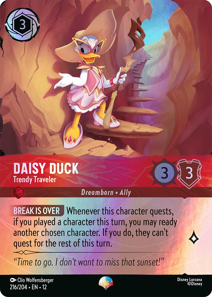 Daisy Duck - Trendy Traveler (Epic) (216/204) [Wilds Unknown] | Clutch Gaming