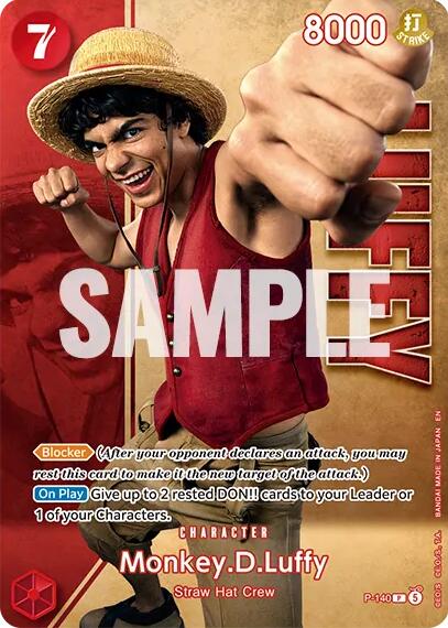 Monkey.D.Luffy (P-140) (Premium Card Collection -Live Action Edition Vol.2 Straw Hat Crew-) [One Piece Promotion Cards] | Clutch Gaming