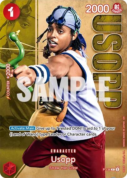 Usopp (P-136) (Premium Card Collection -Live Action Edition Vol.2 Straw Hat Crew-) [One Piece Promotion Cards] | Clutch Gaming