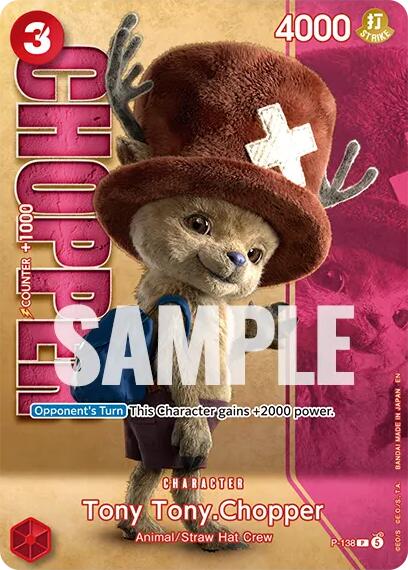 Tony Tony.Chopper (P-138) (Premium Card Collection -Live Action Edition Vol.2 Straw Hat Crew-) [One Piece Promotion Cards] | Clutch Gaming