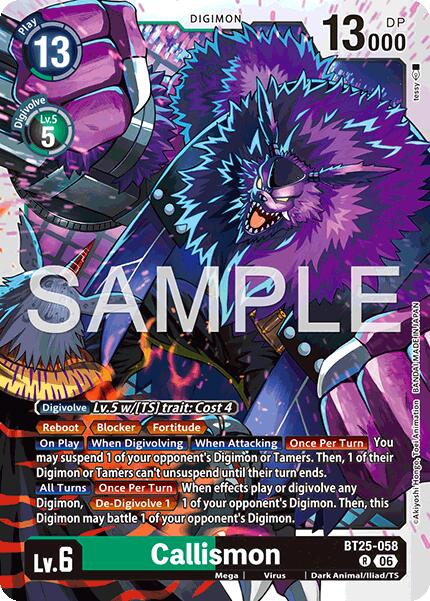Callismon [BT25-058] [Dual Revolution] | Clutch Gaming