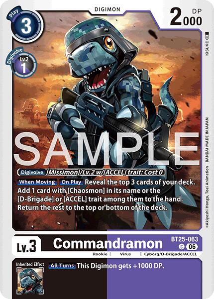 Commandramon [BT25-063] [Dual Revolution] | Clutch Gaming