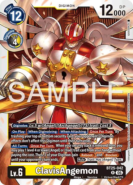 ClavisAngemon [BT25-042] [Dual Revolution] | Clutch Gaming