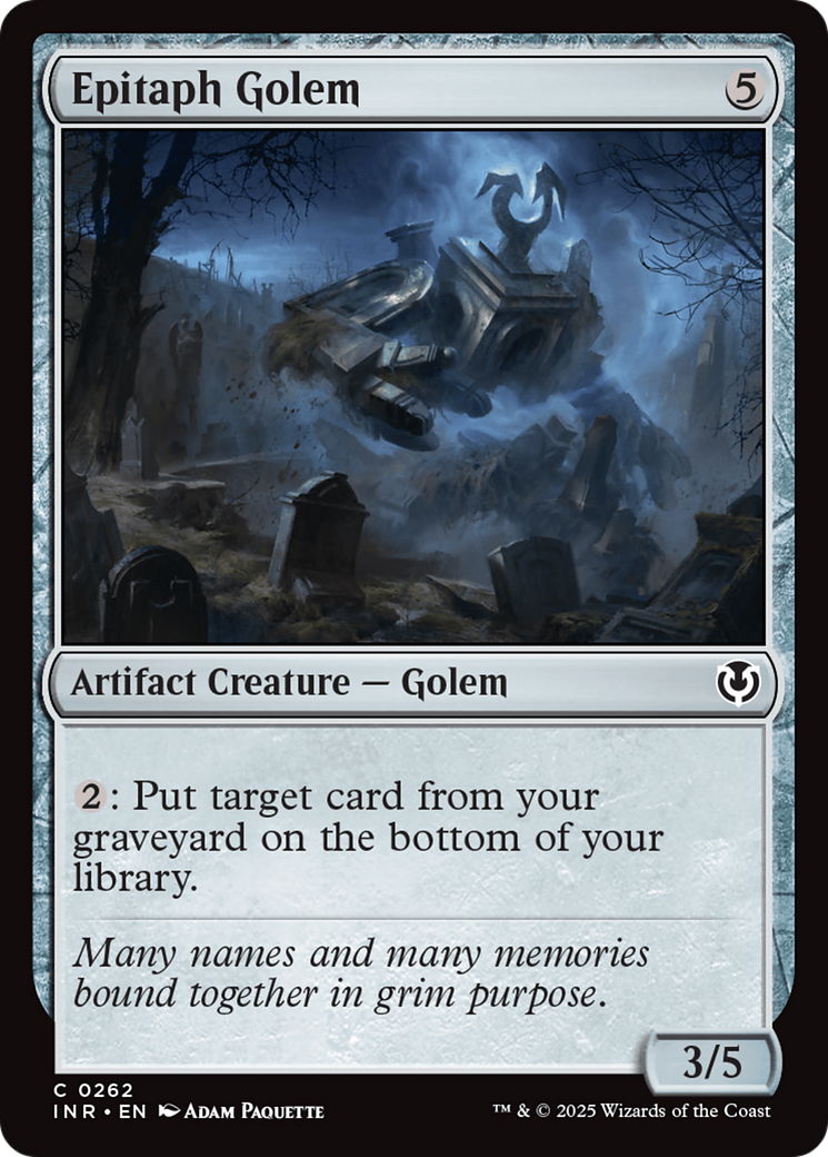 Epitaph Golem [Innistrad Remastered] | Clutch Gaming