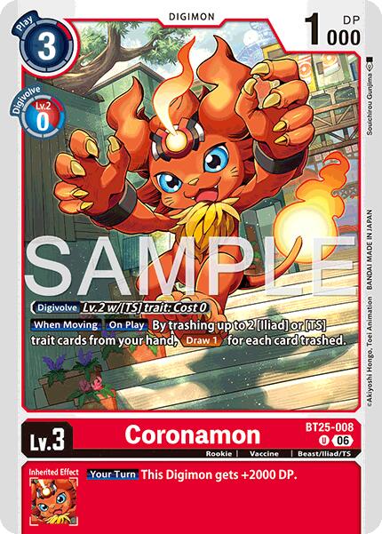 Coronamon [BT25-008] [Dual Revolution] | Clutch Gaming
