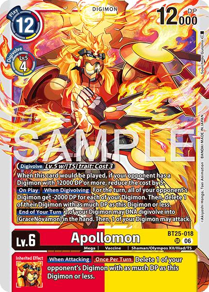Apollomon [BT25-018] [Dual Revolution] | Clutch Gaming