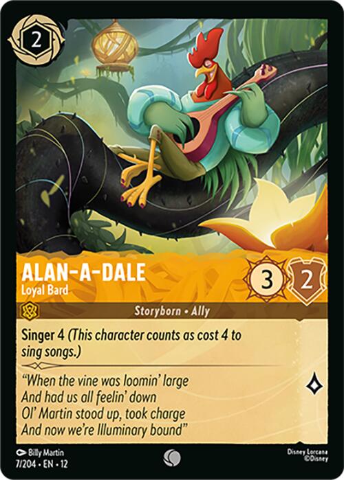 Alan-a-Dale - Loyal Bard (7/204) [Wilds Unknown] | Clutch Gaming