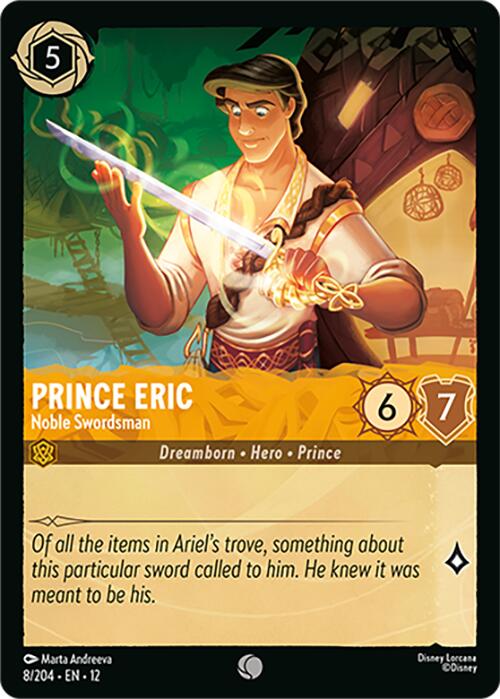 Prince Eric - Noble Swordsman (8/204) [Wilds Unknown] | Clutch Gaming