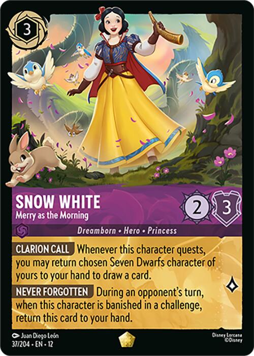 Snow White - Merry as the Morning (37/204) [Wilds Unknown] | Clutch Gaming
