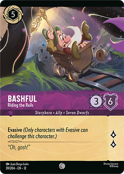 Bashful - Riding the Rails (Foil) (39/204) [Wilds Unknown] | Clutch Gaming