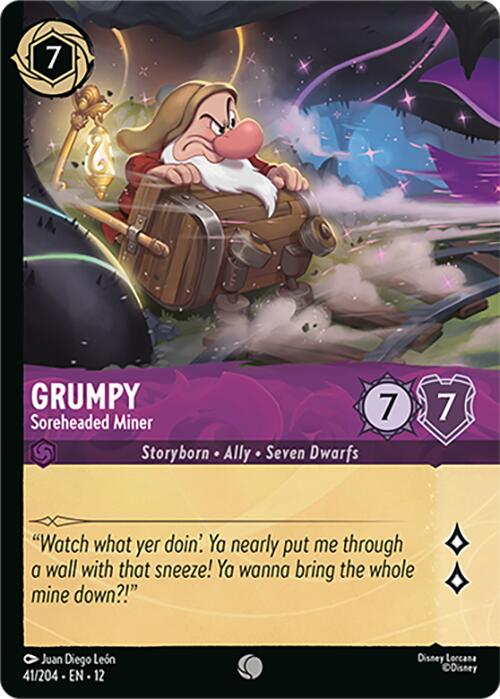 Grumpy - Soreheaded Miner (Foil) (41/204) [Wilds Unknown] | Clutch Gaming