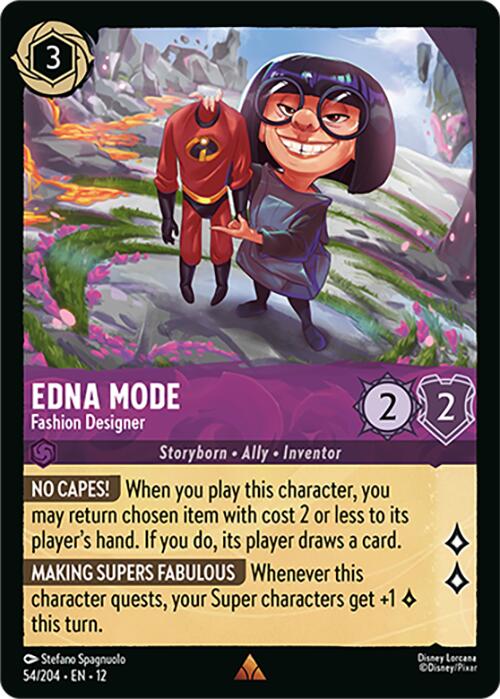 Edna Mode - Fashion Designer (54/204) [Wilds Unknown] | Clutch Gaming