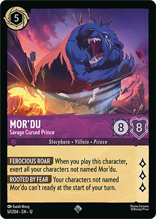 Mor'du - Savage Cursed Prince (57/204) [Wilds Unknown] | Clutch Gaming