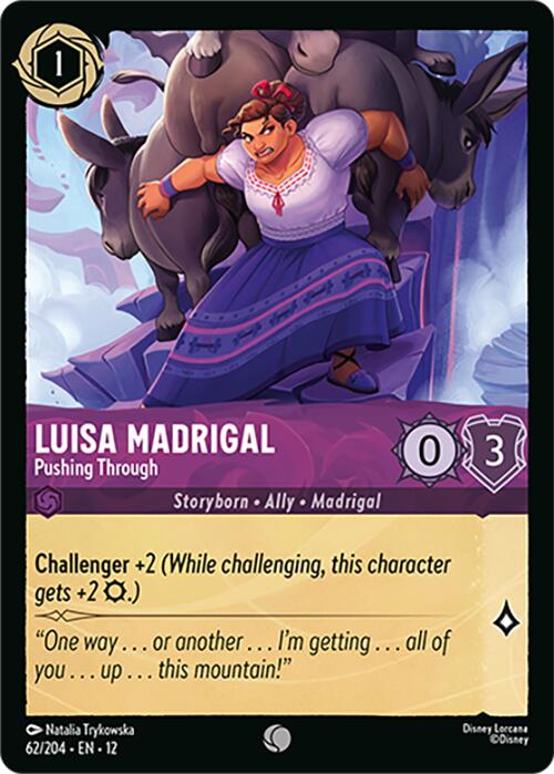 Luisa Madrigal - Pushing Through (62/204) [Wilds Unknown] | Clutch Gaming