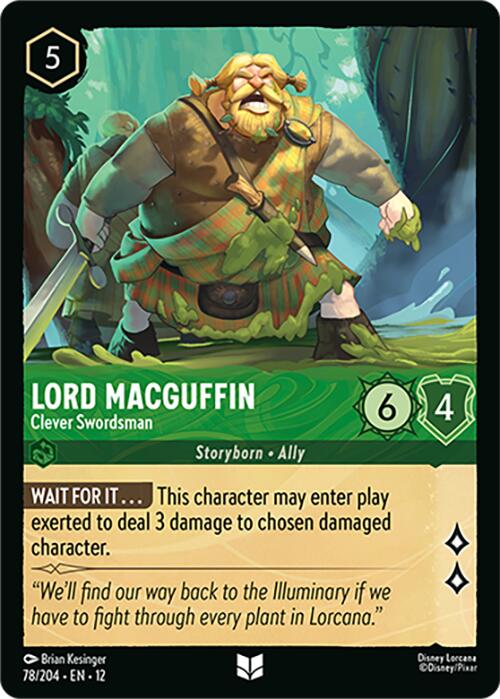 Lord MacGuffin - Clever Swordsman (78/204) [Wilds Unknown] | Clutch Gaming