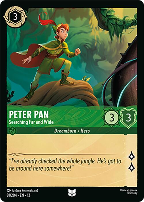 Peter Pan - Searching Far and Wide (81/204) [Wilds Unknown] | Clutch Gaming