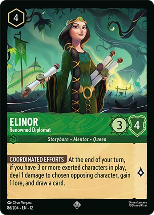 Elinor - Renowned Diplomat (86/204) [Wilds Unknown] | Clutch Gaming