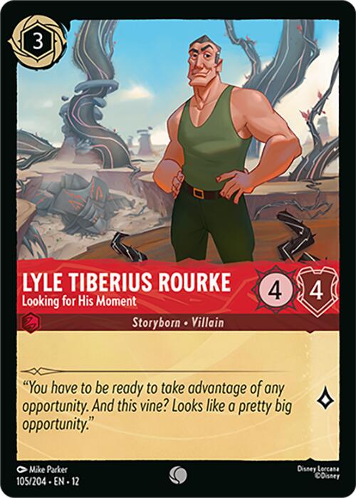 Lyle Tiberius Rourke - Looking for His Moment (105/204) [Wilds Unknown] | Clutch Gaming