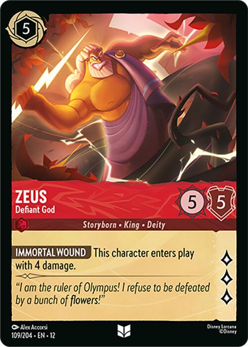 Zeus - Defiant God (109/204) [Wilds Unknown] | Clutch Gaming
