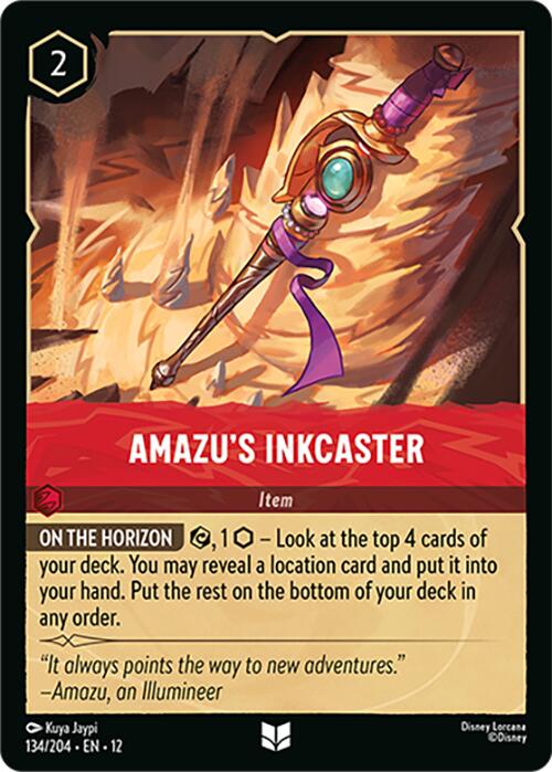 Amazu's Inkcaster (134/204) [Wilds Unknown] | Clutch Gaming
