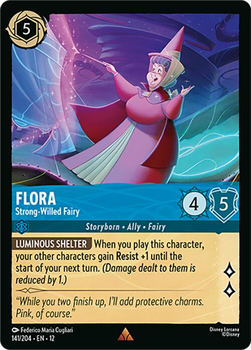 Flora - Strong-Willed Fairy (141/204) [Wilds Unknown] | Clutch Gaming