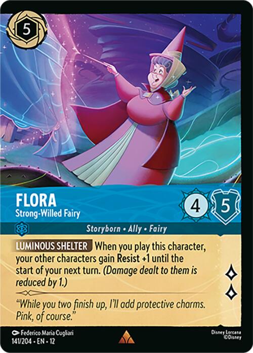 Flora - Strong-Willed Fairy (Foil) (141/204) [Wilds Unknown] | Clutch Gaming