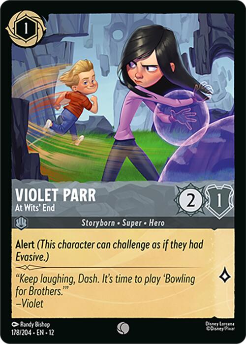 Violet Parr - At Wits' End (178/204) [Wilds Unknown] | Clutch Gaming