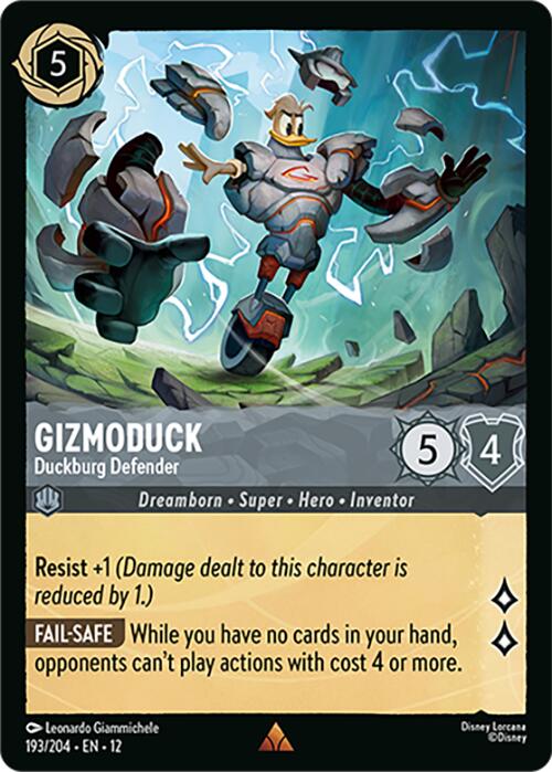 Gizmoduck - Duckburg Defender (193/204) [Wilds Unknown] | Clutch Gaming