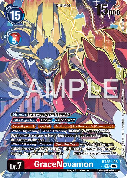 GraceNovamon [BT25-103] (Alternate Art) [Dual Revolution] | Clutch Gaming