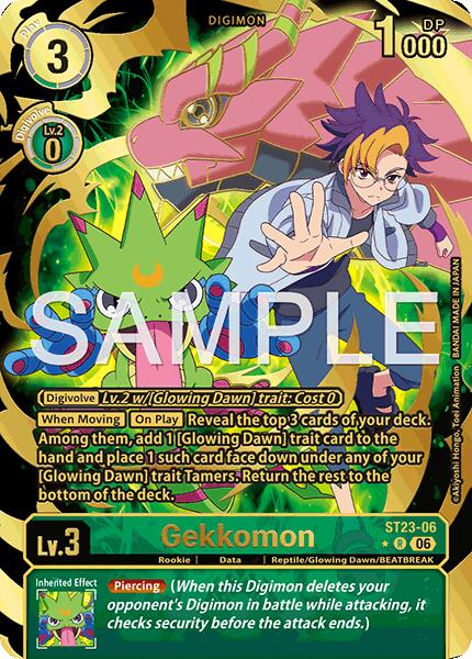 Gekkomon [ST23-06] (Rare Pull) [Starter Deck: Beatbreak] | Clutch Gaming