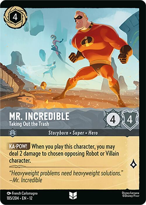 Mr. Incredible - Taking Out the Trash (Foil) (185/204) [Wilds Unknown] | Clutch Gaming