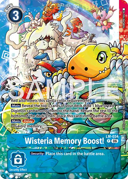 Wisteria Memory Boost! [LM-034] (Alternate Art) [Starter Deck: Beatbreak] | Clutch Gaming