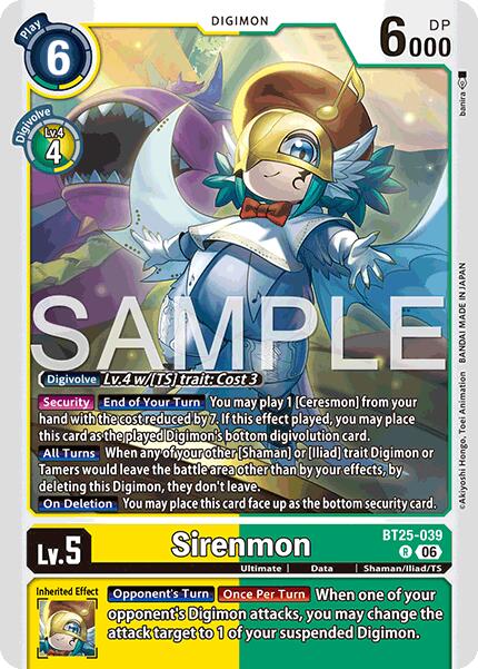Sirenmon [BT25-039] [Dual Revolution] | Clutch Gaming