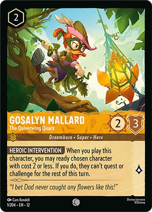 Gosalyn Mallard - The Quiverwing Quack (1/204) [Wilds Unknown] | Clutch Gaming