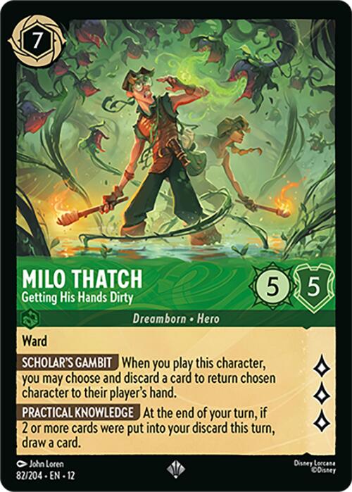 Milo Thatch - Getting His Hands Dirty (82/204) [Wilds Unknown] | Clutch Gaming