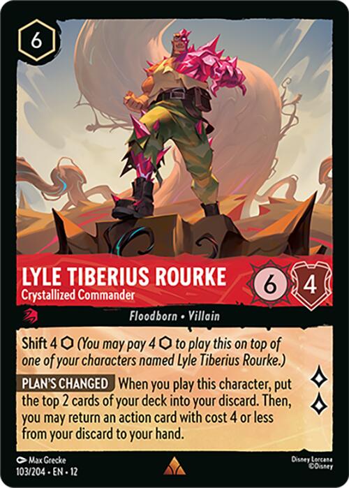 Lyle Tiberius Rourke - Crystallized Commander (103/204) [Wilds Unknown] | Clutch Gaming