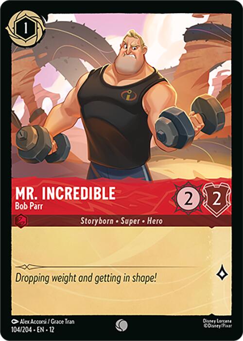 Mr. Incredible - Bob Parr (104/204) [Wilds Unknown] | Clutch Gaming